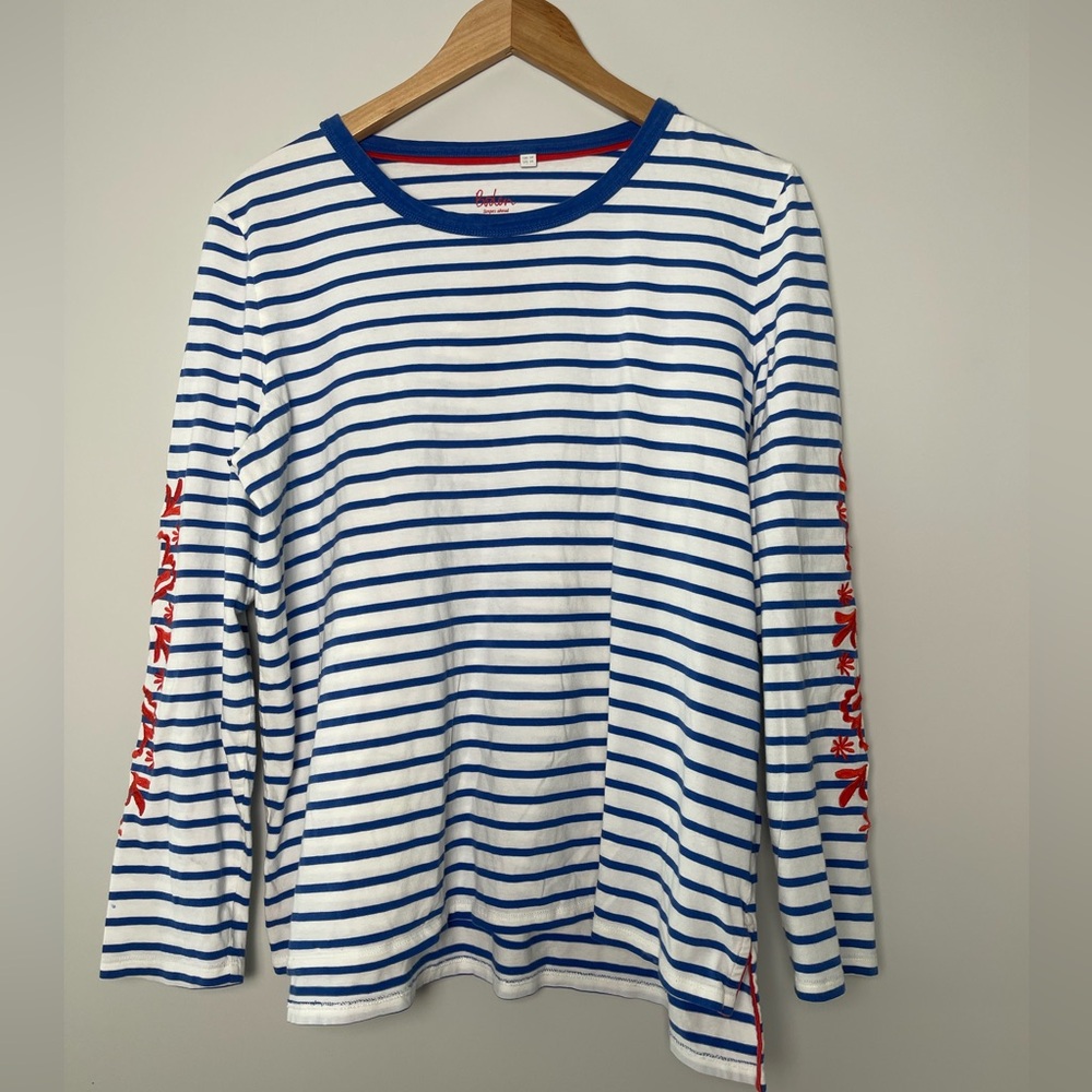 Boden Make a Statement Long Sleeve Breton